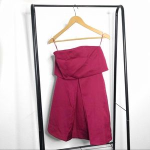 KEEPSAKE the Label Dresses - NWT Keepsake Keep Watch Wine Red Strapless Dress KEEPSAKE the Label Dresses - NWT Keepsake Keep Watch Wine Red Strapless Dress
